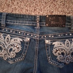 ANTIQUE RIVET JEANS SIZE 24